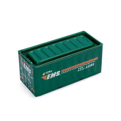 Mini caja de almacenamiento de hierro, mini caja de hierro de escritorio, modelo de mini contenedor, decoración creativa, coleccionar artículos pequeños, regalos de Navidad