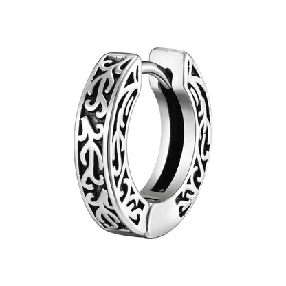 Stainless Steel Small Hoop Earrings for Men | Hypoallergenic Huggies