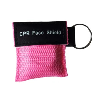 Compact CPR Face Shield Keychain | Portable Emergency Resuscitator Mask