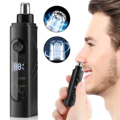 Tondeuse électrique à poils de nez, rechargeable par USB, pour hommes