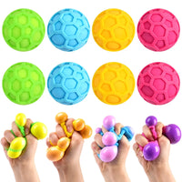 Tennis Ball Squishy Stress Toy | Colorful Kneading Dough Stress Reliever