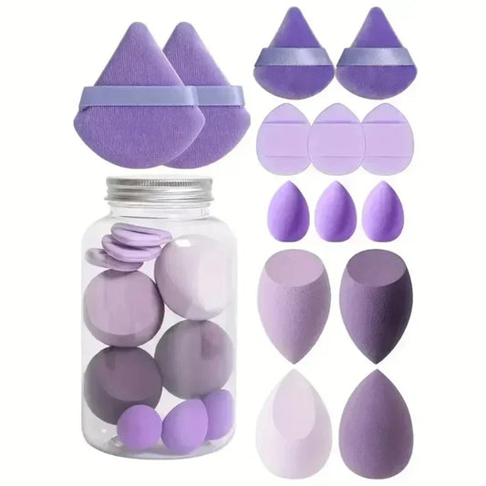 12/14Pcs Makeup Sponge Set | Latex-Free Beauty Blender Kit