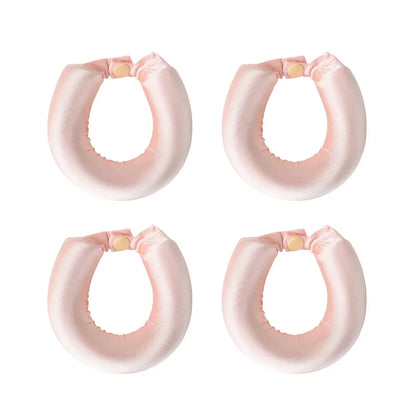Bigoudis Sans Chaleur Bandeau Satiné Tige à Friser Sans Chaleur Boucles de Soie Bigoudis Paresseux Rouleaux à Cheveux Doux à Dormir Outils de Coiffage
