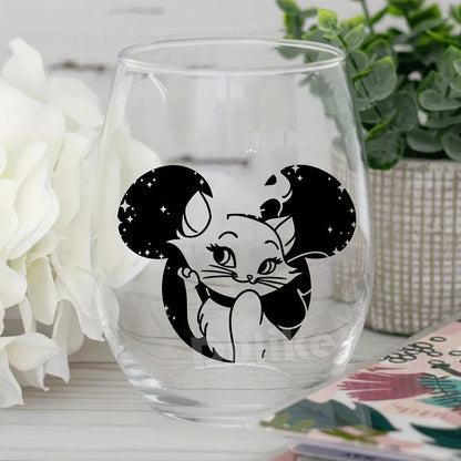 Aristocats Marie Cat Vinyl Stickers | Car Window Bumper Laptop Decals