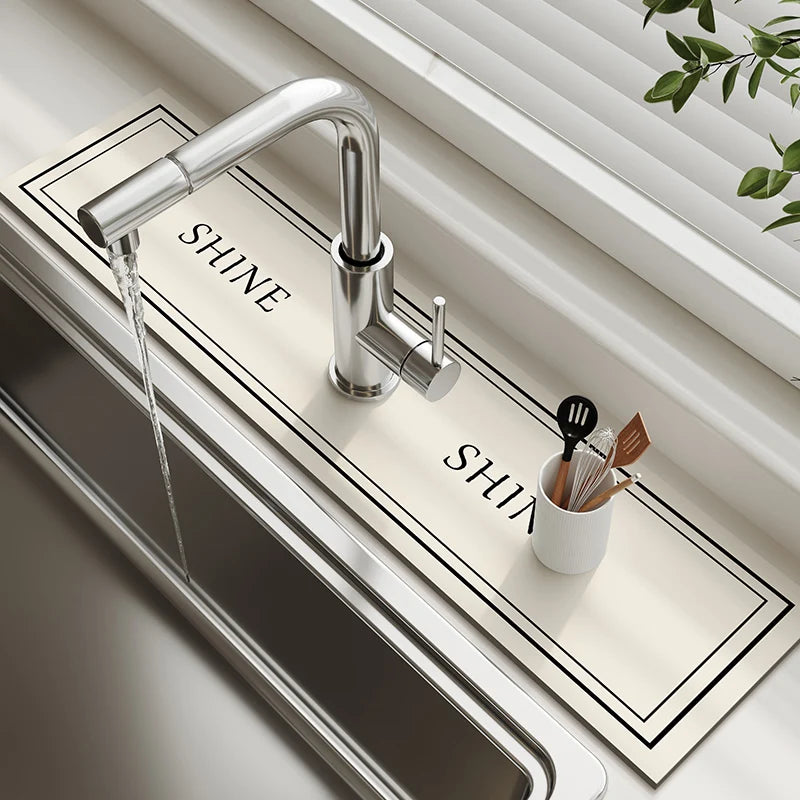 Diatom Mud Sink & Faucet Mat