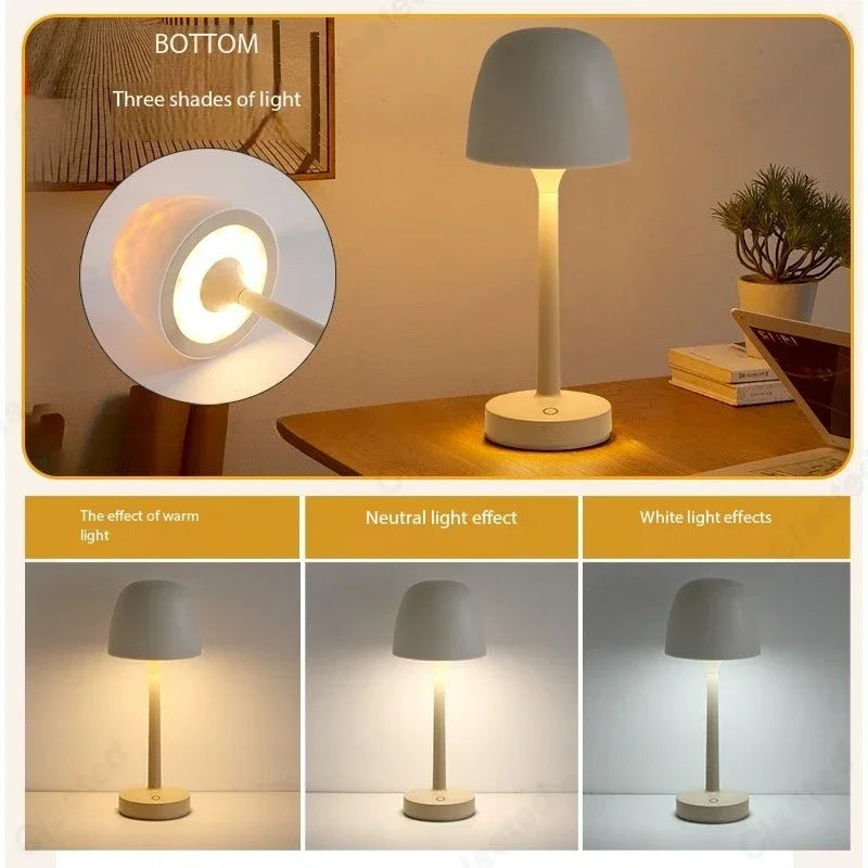 Lampe de Bureau LED Ondulation d'Eau Lampe de Nuit Romantique Projection Chambre Cadeau Couple