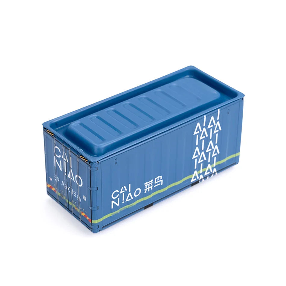 Mini caja de almacenamiento de hierro, mini caja de hierro de escritorio, modelo de mini contenedor, decoración creativa, coleccionar artículos pequeños, regalos de Navidad