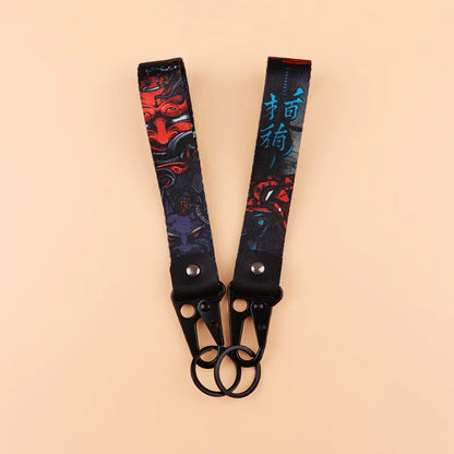 Samurai Cat Keychain | Unique Car and Motorcycle Key Ring Gift