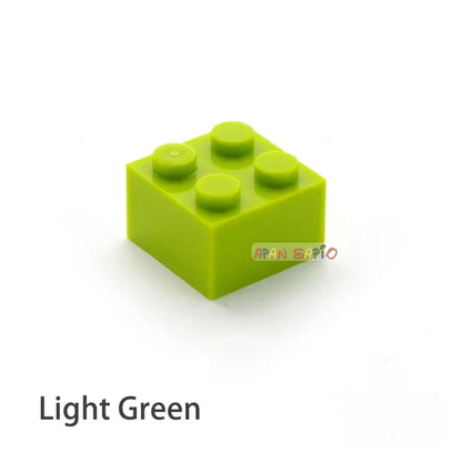 60pcs DIY Building Blocks Thick Figures Bricks 2x2 Dots | Educational Creative Toy for Children
