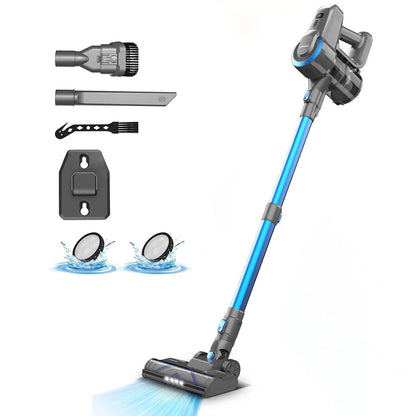 Cordless Upright Stick Vacuum Cleaner 20KPa Lightweight for Carpet Pet Hair