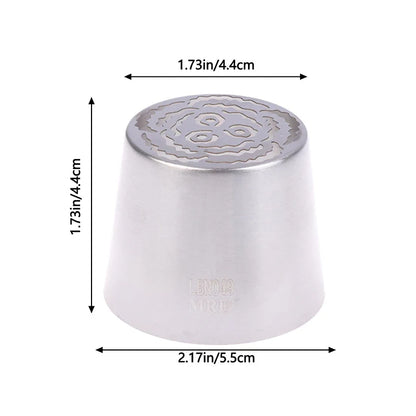 1Pc Stainless Steel Russian Piping Tip | Christmas Cake Icing Nozzle for Cupcake Decorating
