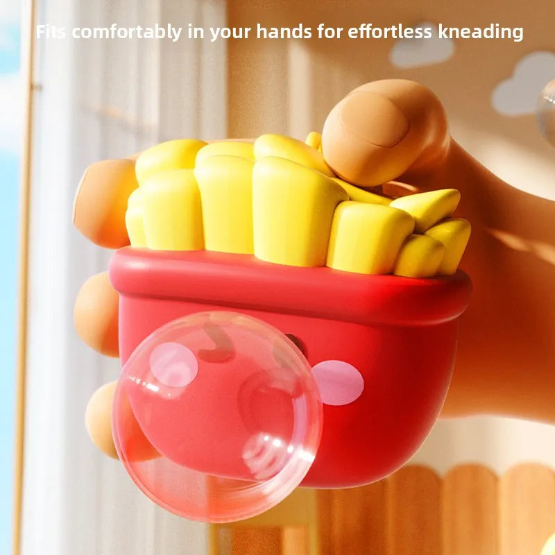 Série Aliments Mignons Jouets Squishy Cracheurs de Bulles | Fidget Sensoriel Anti-Stress pour Adultes et Enfants