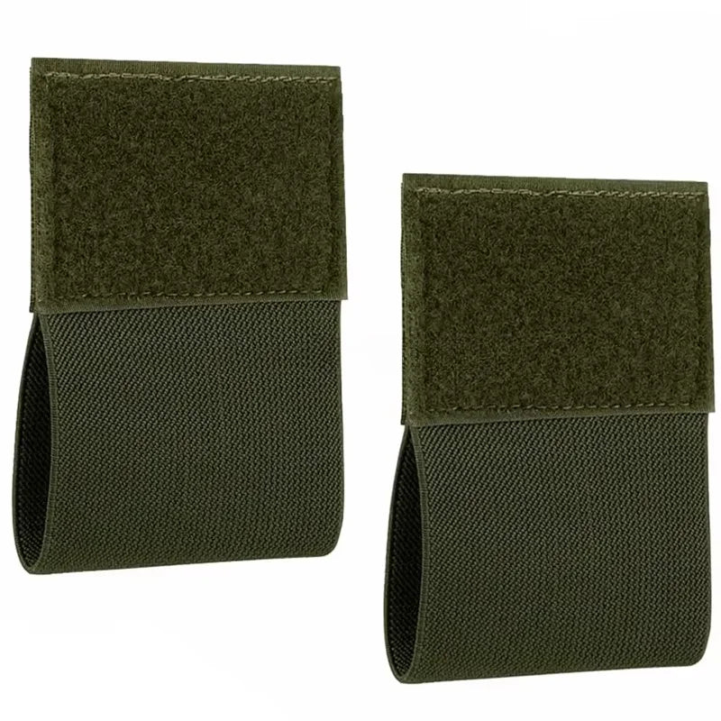 2pcs Elastic Tourniquet Holder with Hook & Loop | Tactical EDC Pouch for Vest, Belt, and Bag