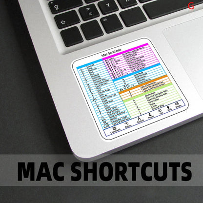 Windows PC Keyboard Shortcut Sticker | Quick Reference Decal for Laptop Desktop