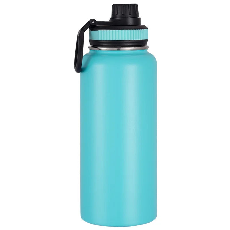 Large Sports Double Wall Stainless Steel Water Bottle | Insulated Thermos Vacuum Flask