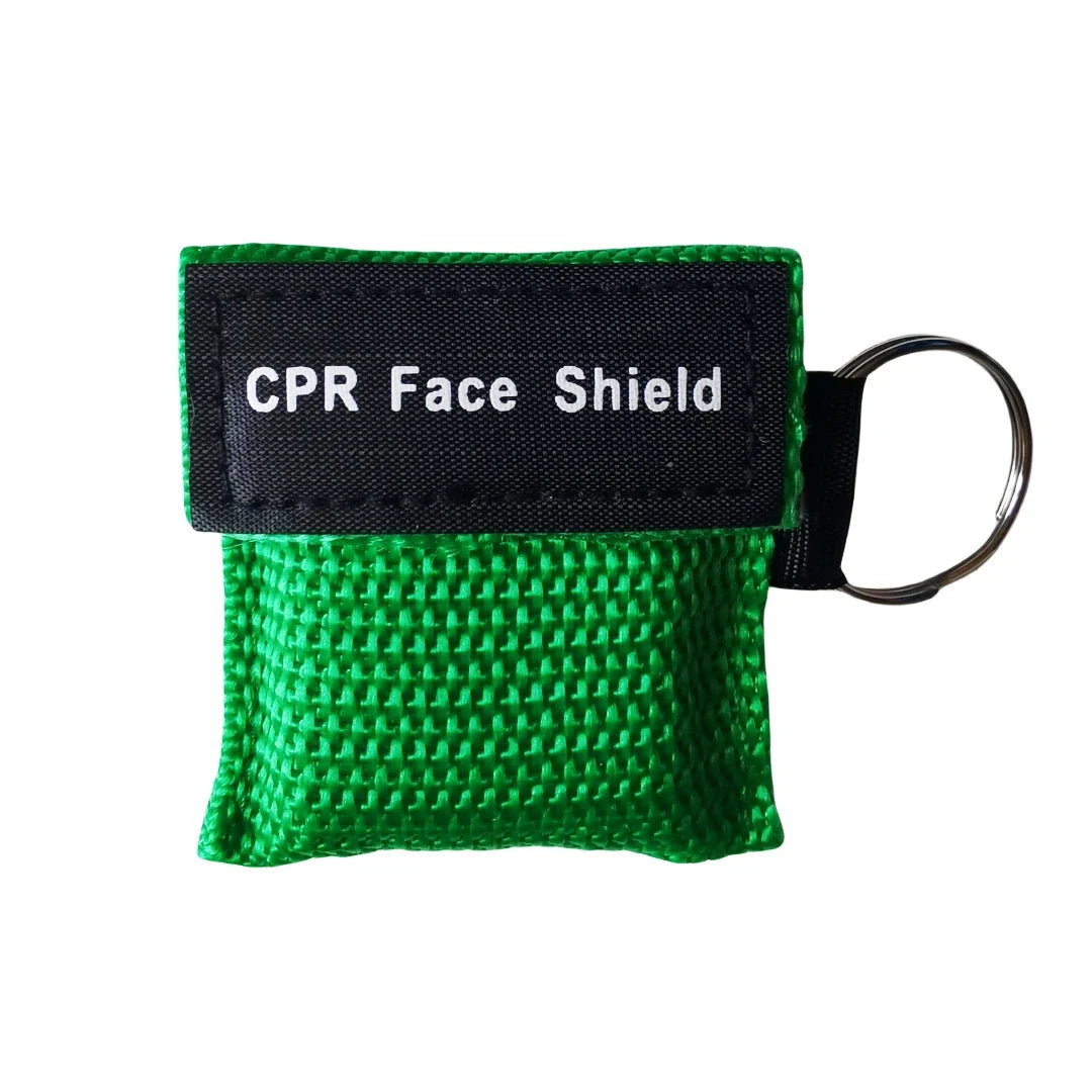 Compact CPR Face Shield Keychain | Portable Emergency Resuscitator Mask