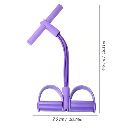Six-Tube Pedal Tension Rope | Multi-Functional Indoor Fitness Equipment