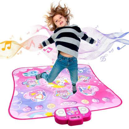 Dancing Blanket Kids Electronic Dance Mat Kid Floor Music Blanket Double Players Mode with 9 Levels Educational Toys Kids Gifts