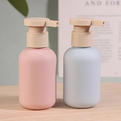 2Pcs Empty Plastic Pump Lotion Bottles | Travel Size Refillable Containers