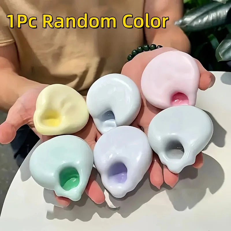 1Pc Squishy Fluid Ice Skin Jelly Ball Squishy