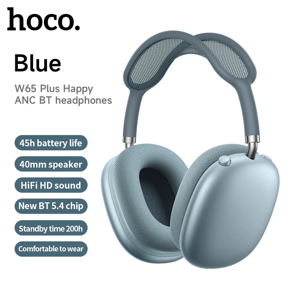 W65 Plus ANC Headphones with Magnetic Earmuffs