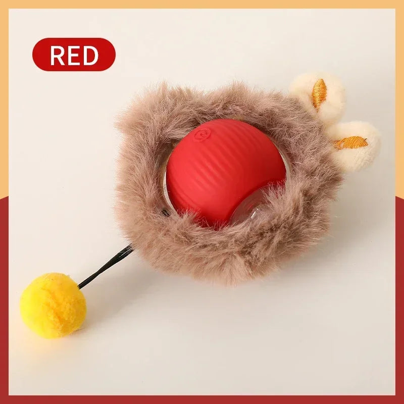 Smart Interactive Cat Ball | Automatic Rolling Toy with Motion Sensors