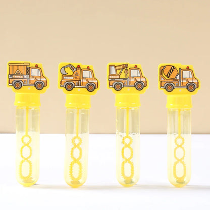 Engineering Vehicle Bubble Tube Soap Bottle Construction Birthday Party Decor Kids Favors Toys for Guests Gifts Baby Shower