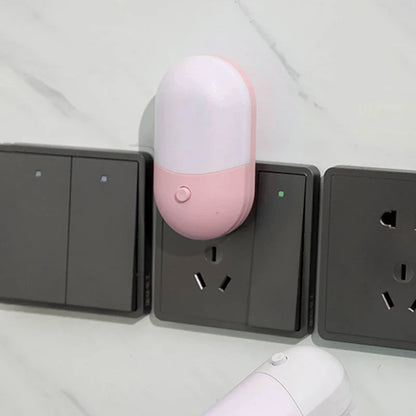 Mini Plug-In Night Light | LED Eye Protection for Bedside Baby Feeding