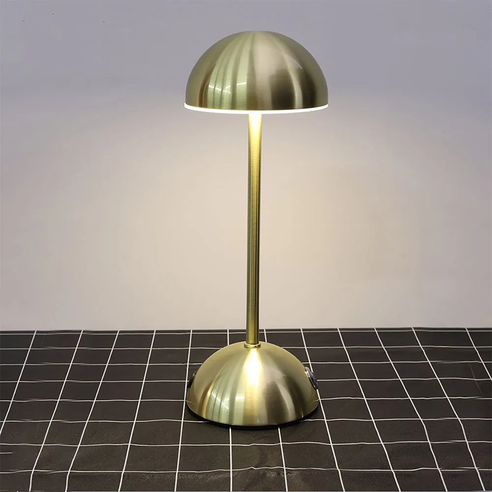 LED Touch Table Lamp 3-Color USB Charging Night Light Desk Lamp for Bar Room