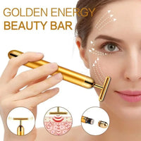 24k Gold Face Lift Roller | Vibration Slimming Facial Massager
