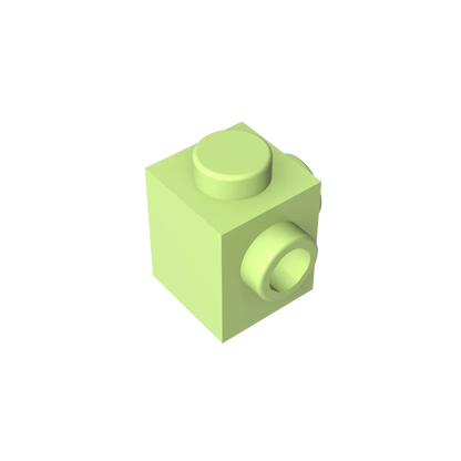 Gobricks GDS-1046 Modified Brick 1 x 1 with Studs on 2 Sides | Building Block for DIY