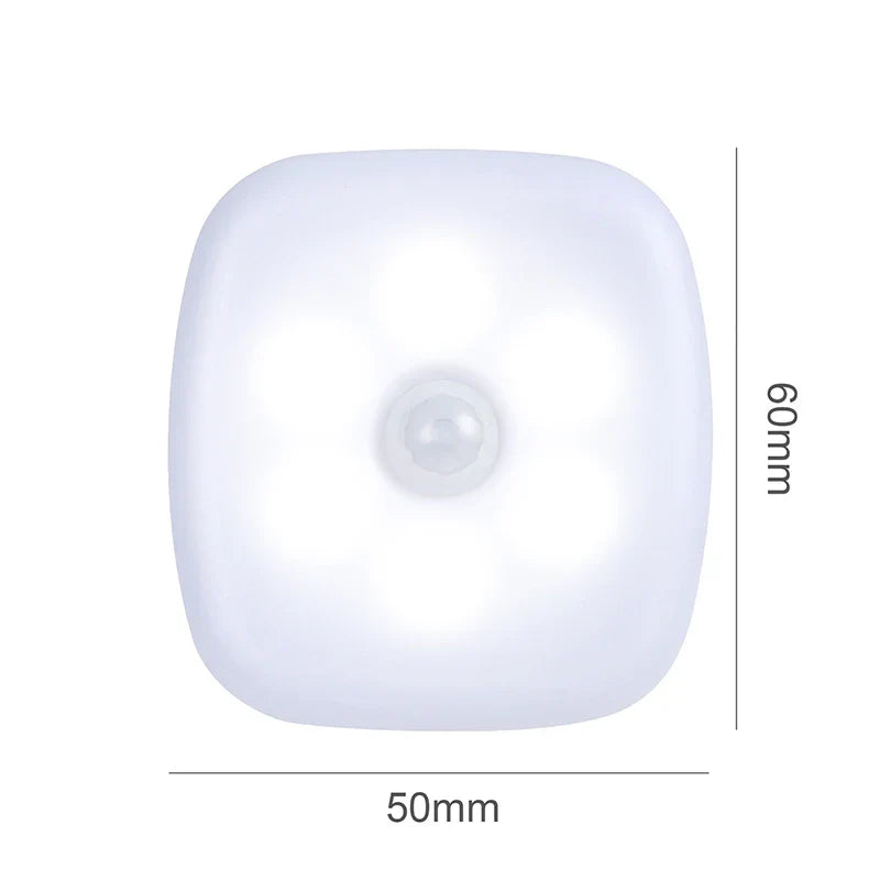 LED Night Light Plug-In with Motion Sensor | Small Wireless Night Lamp for Room Corridor Closet