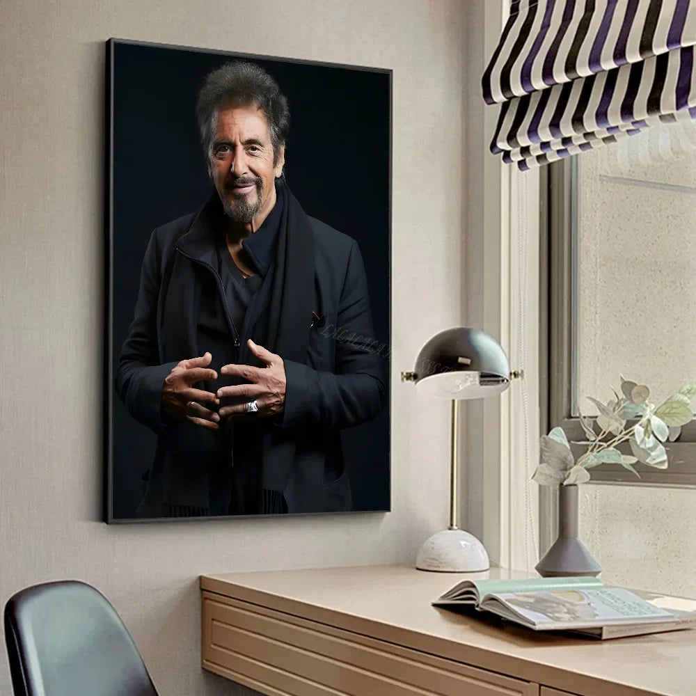 Al Pacino Affiches HD Affiches Maison Chambre Bar Café Décor Art Peinture Murale Photo