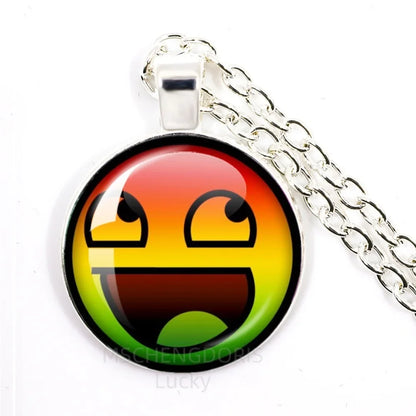 Funny Meme Cartoon Pendant Necklace | Unisex Fashion Jewelry Gift