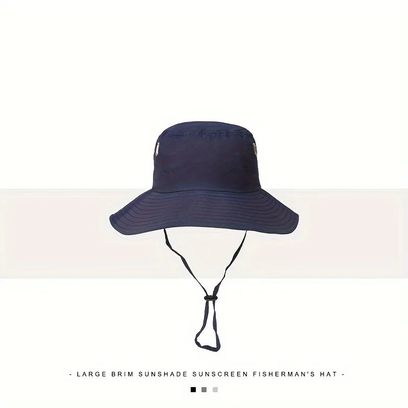 Adjustable Fisherman Hat | Breathable Sun Protection Bucket Hat for Outdoor Sports