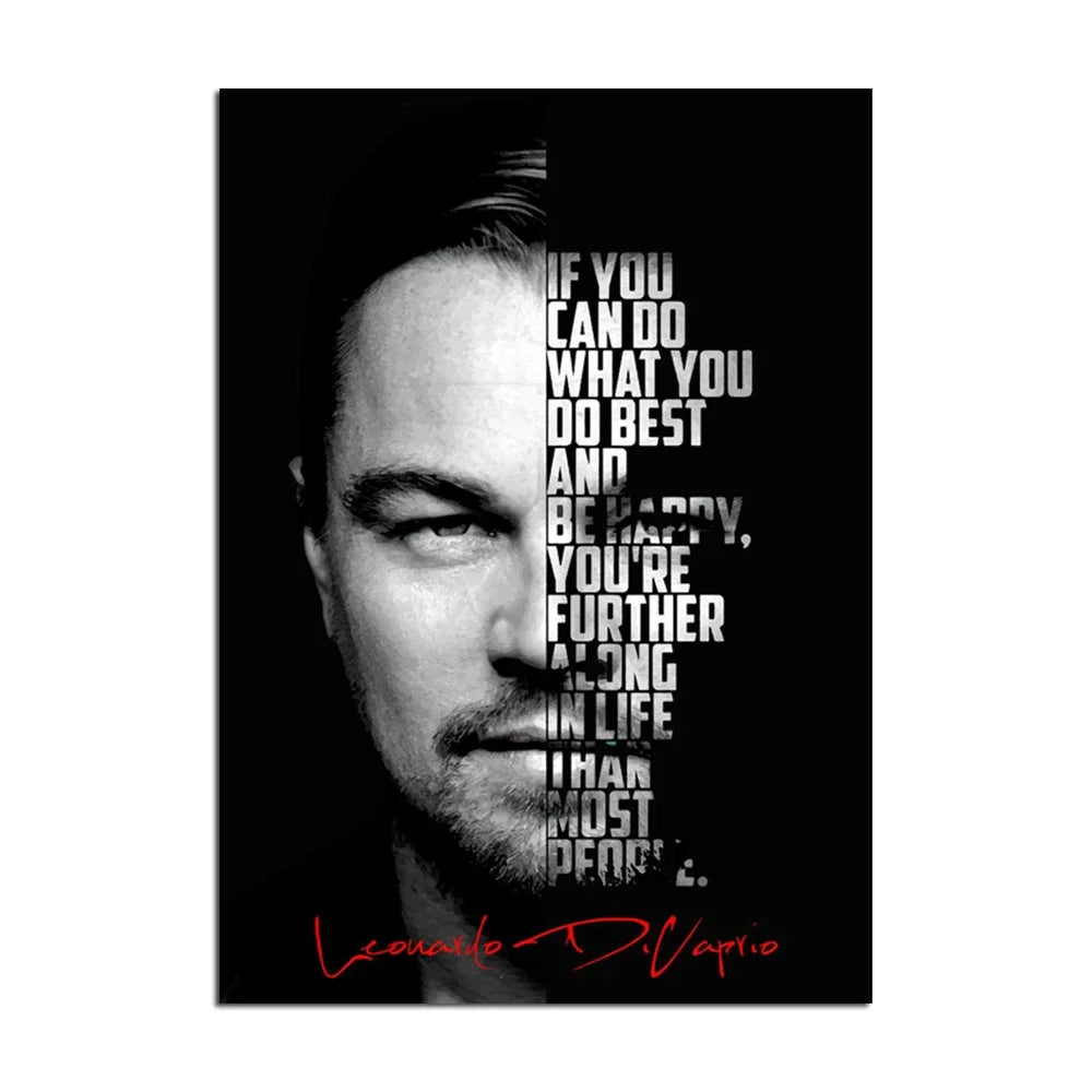 Toile murale abstraite classique Graffiti créatifs Le Grand Gatsby Impression sur toile Poster Salon Chambre Peinture décorative