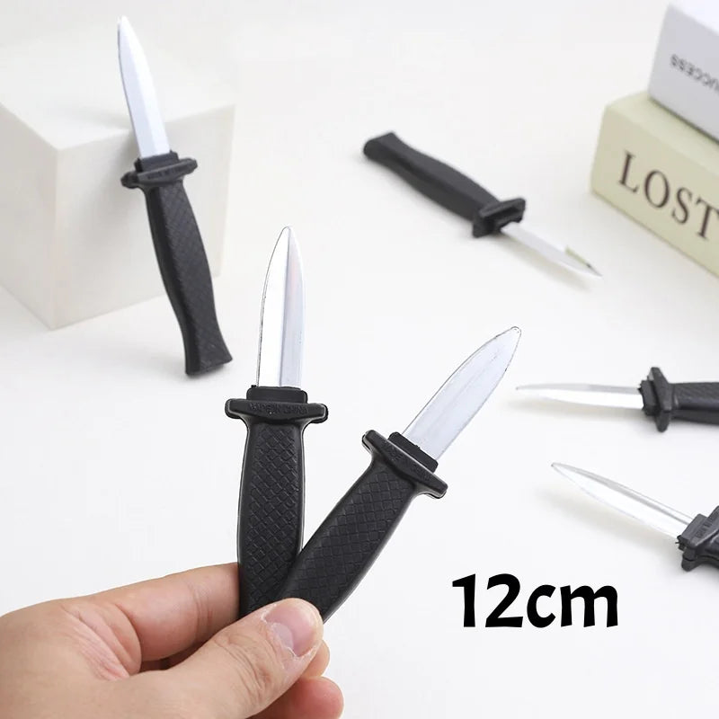 Retractable Fake Knife Toy | Plastic Prop Blade for Pranks and Cosplay