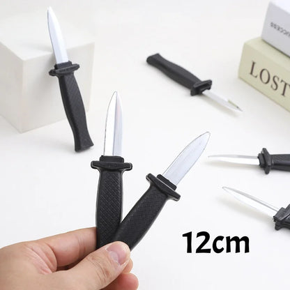 Retractable Fake Knife Toy | Plastic Prop Blade for Pranks and Cosplay