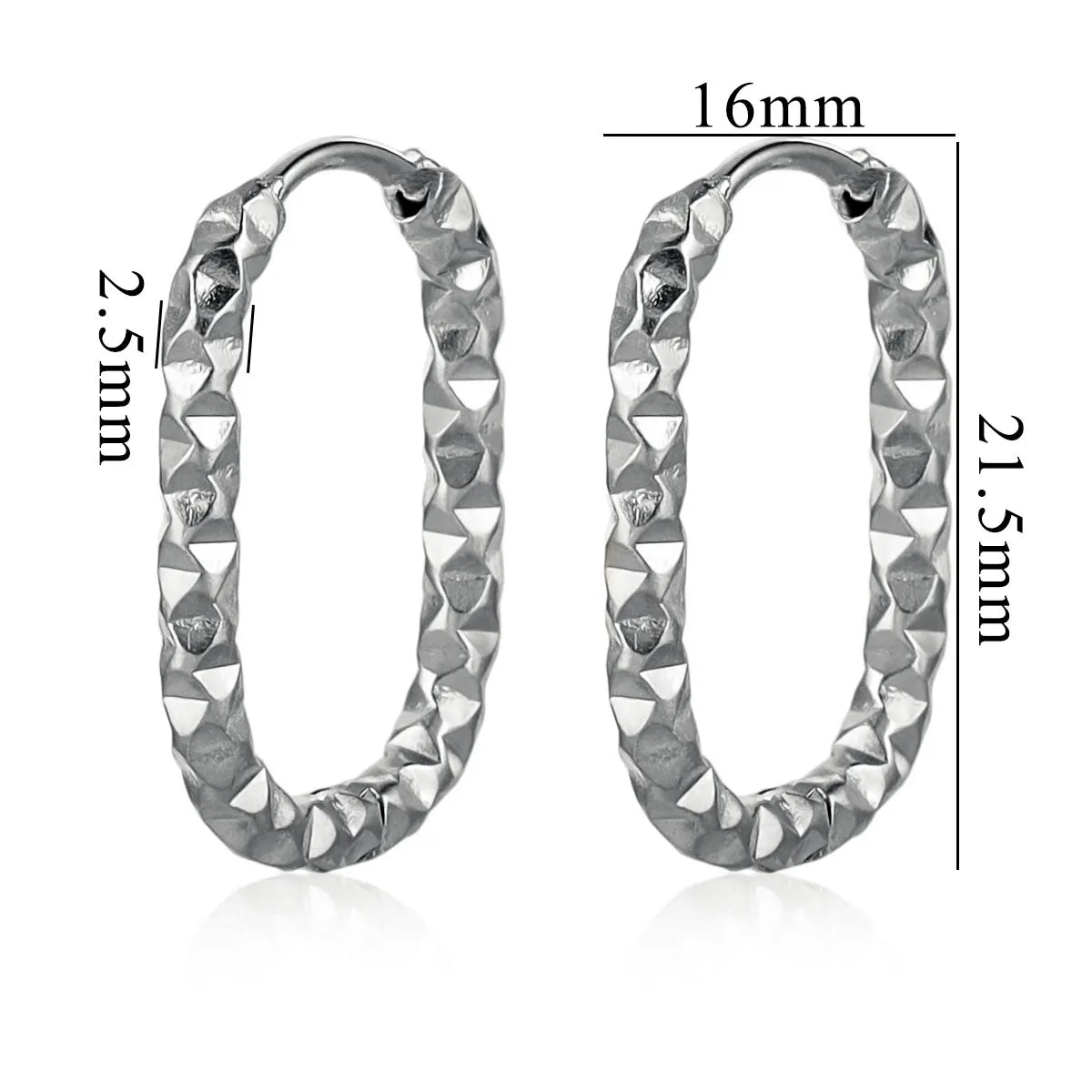 6pcs Stainless Steel Rectangular Textured Earrings Set | 18K PVD Gold Plated DIY Jewelry Parts