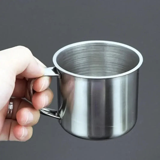 Portable Stainless Steel Camping Mug | Insulated Travel Coffee Cup 100ml