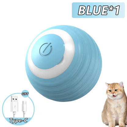 Smart Interactive Cat Ball | Automatic Rolling Toy with Motion Sensors