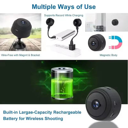 A9 WiFi Security Camera | 1080P Night Vision Smart Home Indoor Outdoor Camera