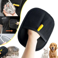 Reusable Pet Hair Removal Gloves | Double Sided Grooming Tool for Furniture and Carpets
