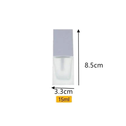 Empty Pump Bottle Glass Liquid Foundation Container | Refillable 15/30ml Travel Bottle