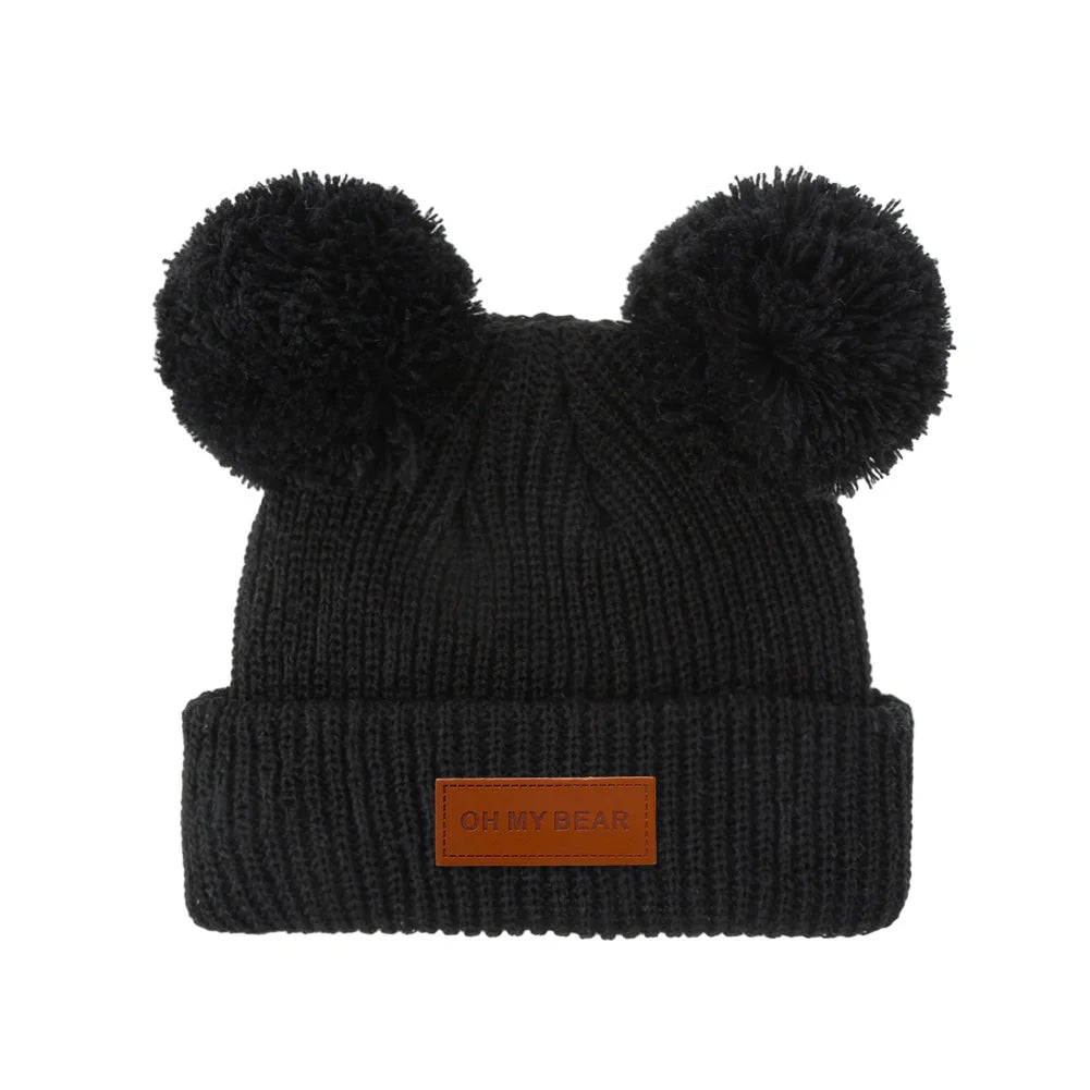 Solid Knit Baby Beanie | Unisex Infant Hat for Fall and Winter