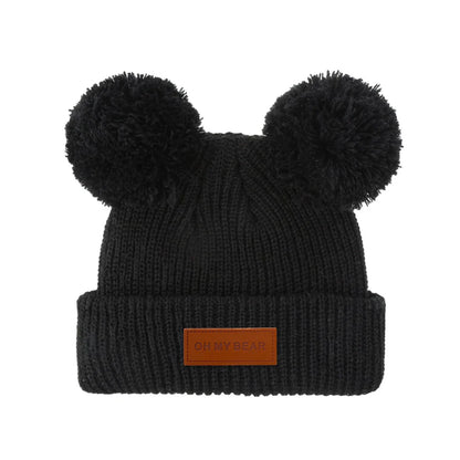 Solid Knit Baby Beanie | Unisex Infant Hat for Fall and Winter