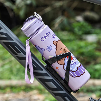 Capybara Straw Cup | Large 1000ml Sports Water Bottle