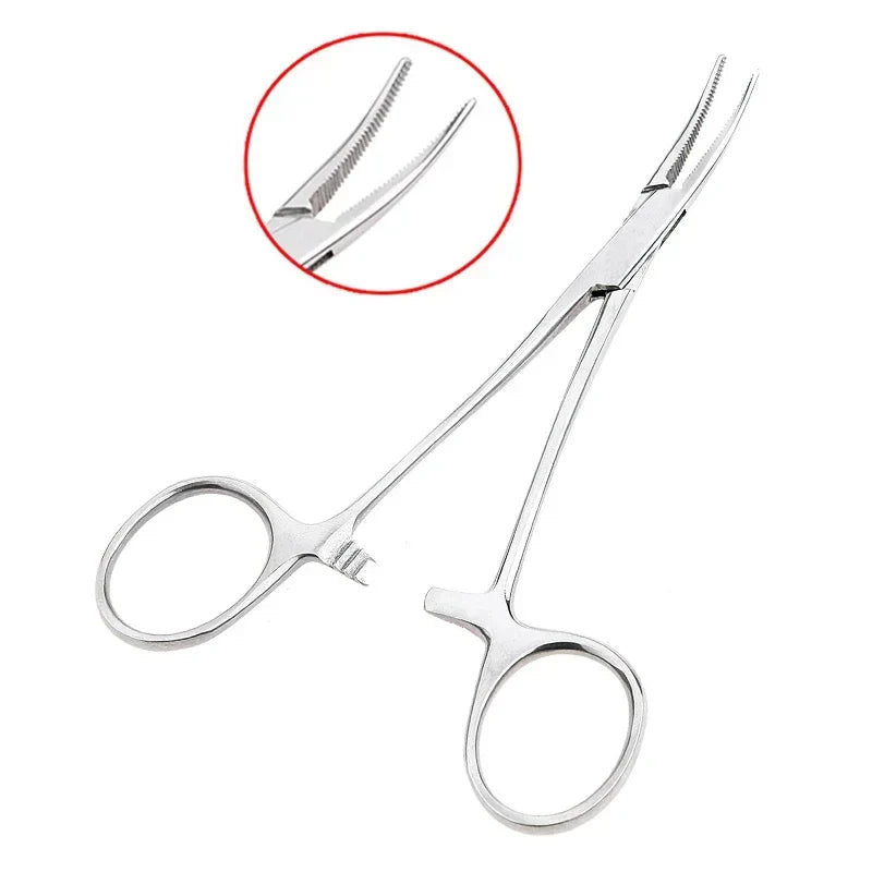 Stainless Steel Hemostatic Forceps | Multi-Purpose Surgical Clips and Mosquito Pliers