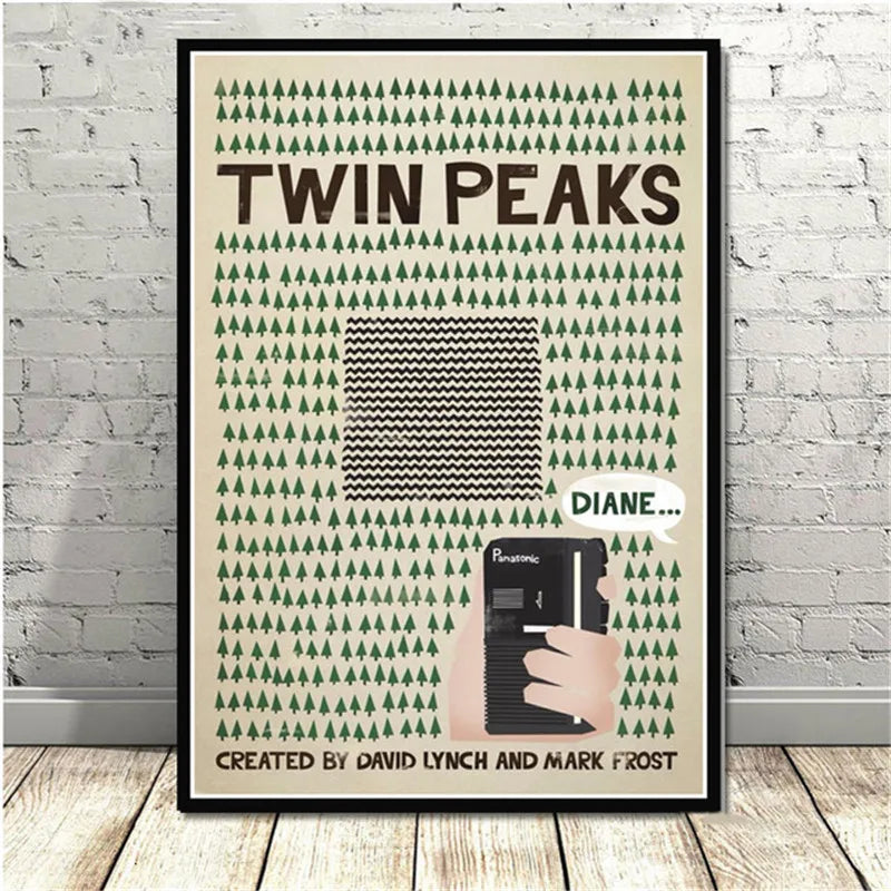 Série télévisée Twin Peaks Affiches d'anime de films classiques et impressions sur toile Peintures d'art murales pour la décoration intérieure du salon