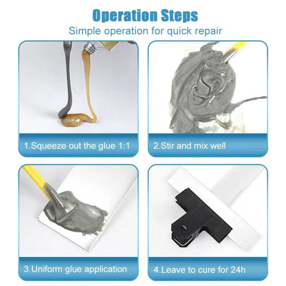 Cold Welding Glue Metal Repair | High-Strength AB Epoxy Adhesive for Casting
